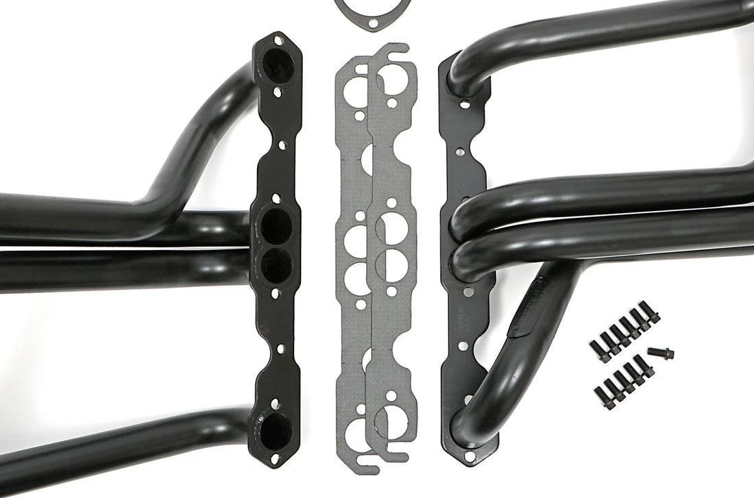 Hedman Hedders Standard Uncoated Headers; 1-5/8 in. Tube Dia.; 3 in. Coll.; FULL LENGTH Design fits 1958-1964 Chevrolet Be...