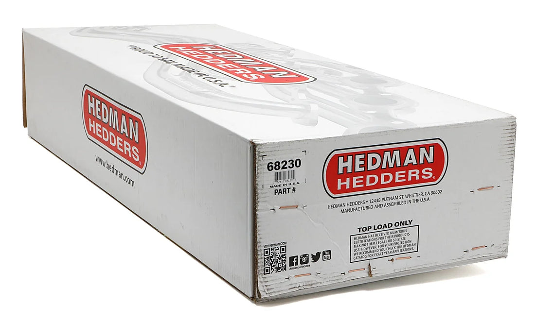 Hedman Hedders Standard Uncoated Headers; 1-5/8 in. Tube Dia.; 3 in. Coll.; FULL LENGTH Design fits 1958-1964 Chevrolet Be...