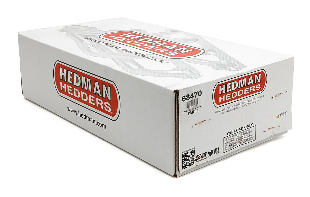 Hedman Hedders Standard Uncoated Headers; 1-5/8 in. Tube Dia.; 3 in. Coll.; Mid-Length Design fits 1982-1992 Chevrolet Cam...