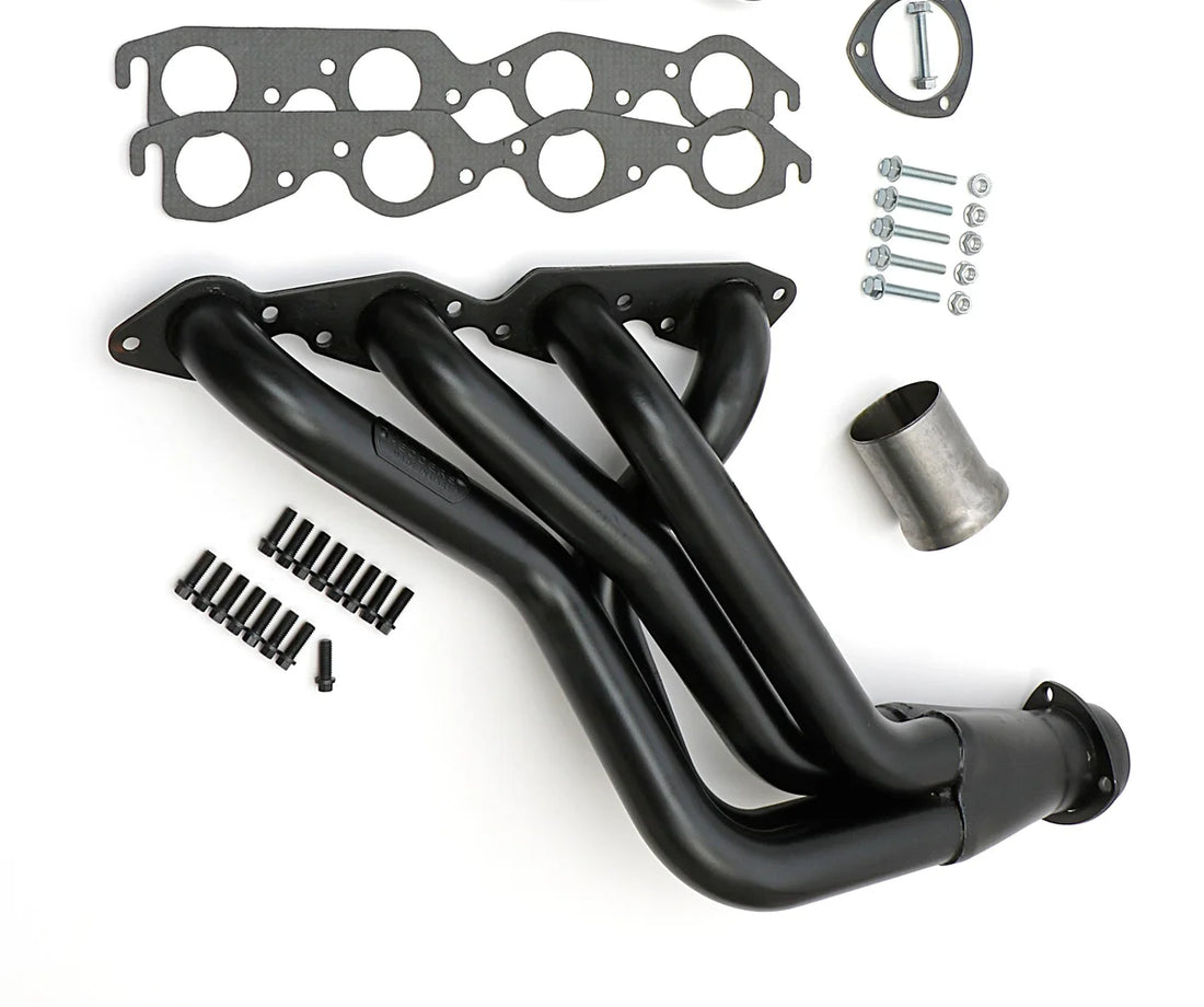 Hedman Hedders Standard Uncoated Headers; 2 in. Tube Dia.; 3 in. Coll.; FULL LENGTH Design fits 1965-1982 Chevrolet Corvette
