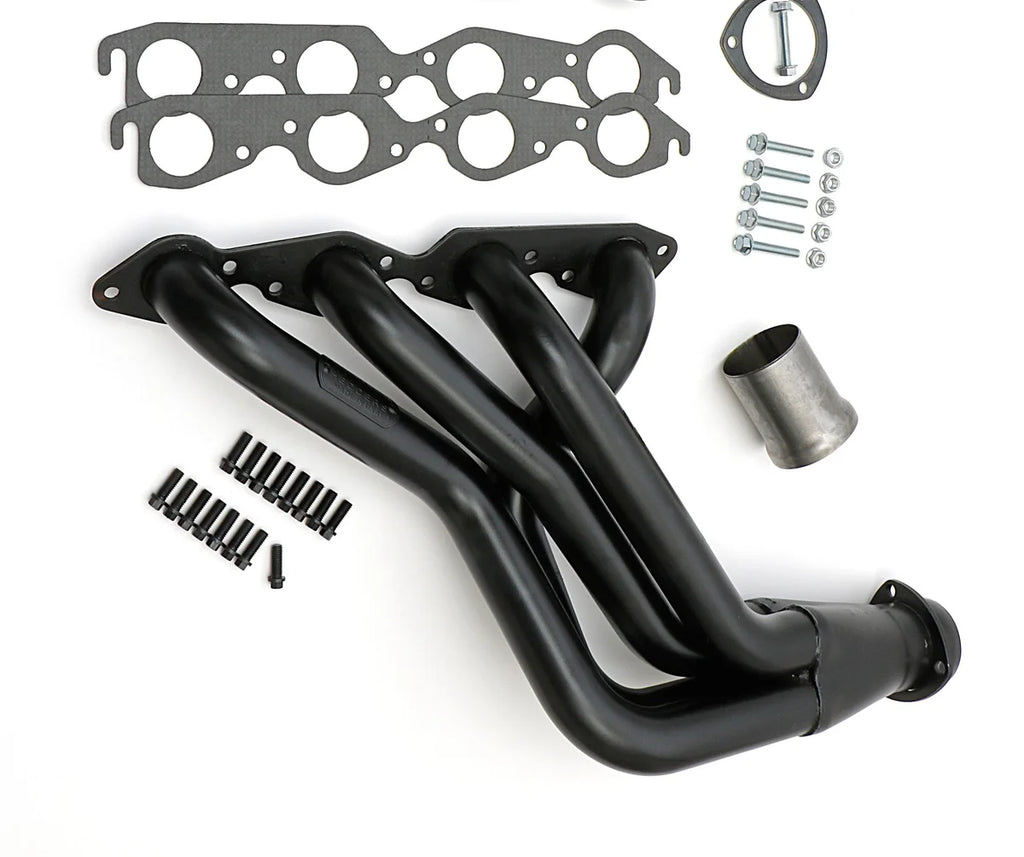 Hedman Hedders Standard Uncoated Headers; 2 in. Tube Dia.; 3 in. Coll.; FULL LENGTH Design fits 1965-1982 Chevrolet Corvette