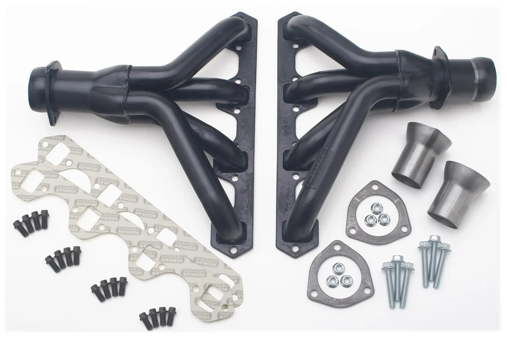 Hedman Hedders Uncoated 1-1/2 in. Block Hugger Style Street Rod Headers fits Ford Sb 289-351w - Main Product View