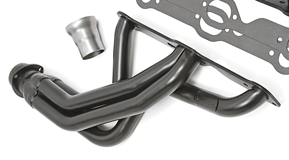 Hedman Hedders Uncoated 1-3/4 in. Long-Tube Headers For 1967-69 Pontiac Firebird w/ 326-455 V8 - Installation View