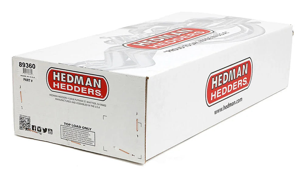 Hedman Hedders Uncoated 1-5/8 in. Long Headers 89360 fits 1977-1979 Ford Bronco / F-150 / F-250 / F-350 - Side View