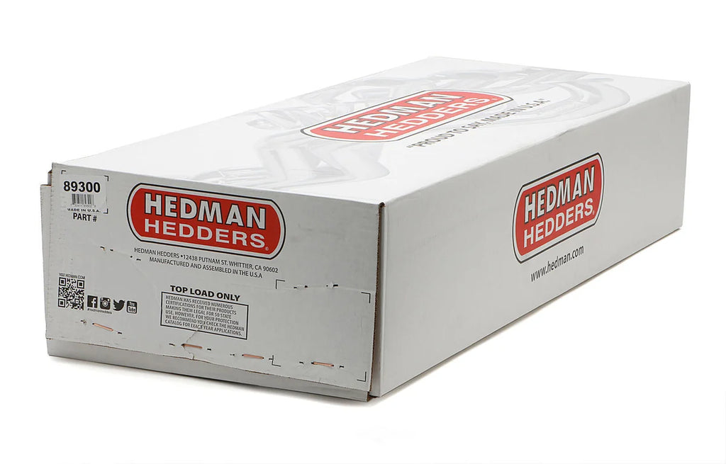 Hedman Hedders Uncoated Long-Tube Headers 89300 fits 1965-1989 Ford F-100 / F-150 / F-250 / F-350 - Side View