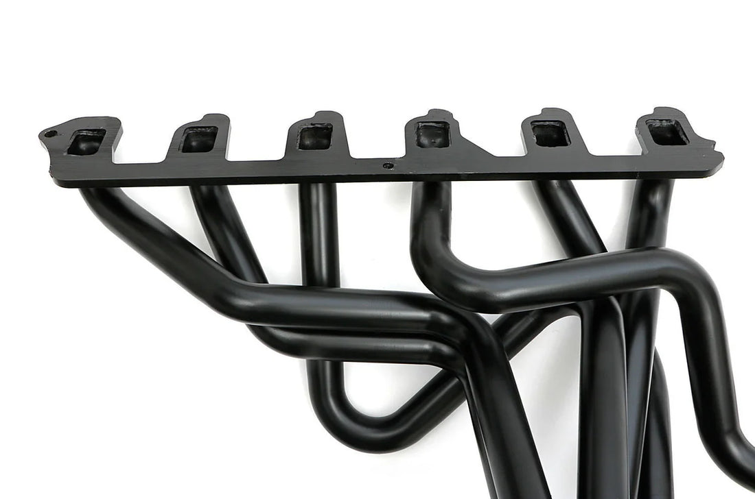Hedman Hedders Uncoated Long-Tube Headers 89300 fits 1965-1989 Ford F-100 / F-150 / F-250 / F-350 - Installation View