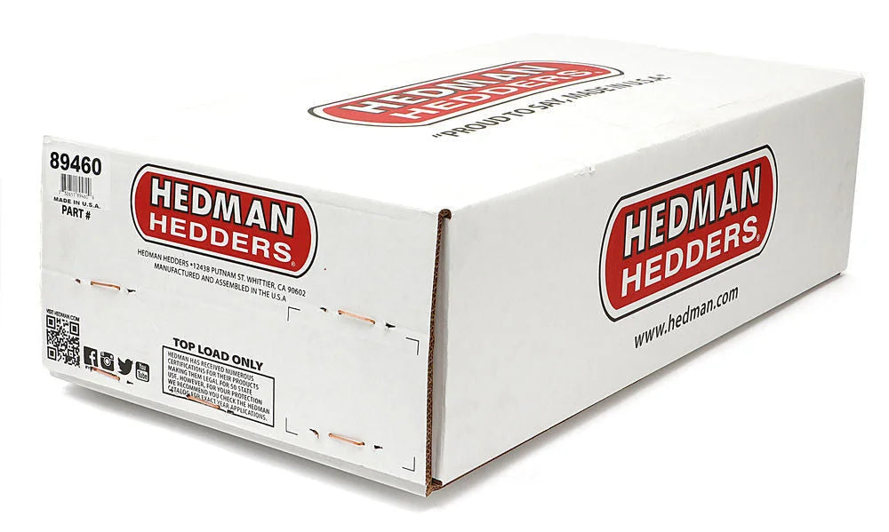 Hedman Hedders Uncoated Mid-Length Headers 89460 fits 1988-1997 Ford F-250 / F-350 - Side View