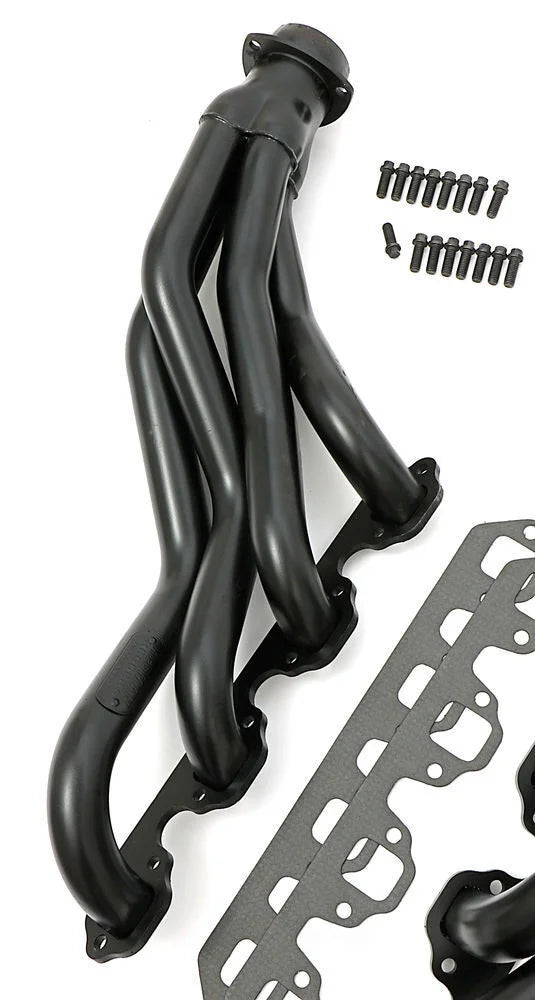 Hedman Hedders Uncoated Mid-Length Headers 89460 fits 1988-1997 Ford F-250 / F-350 - Installation View