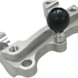 Load image into Gallery viewer, HeliBars - Handlebar Risers Tour W/Ram Ball Silver Tri - 281-0533