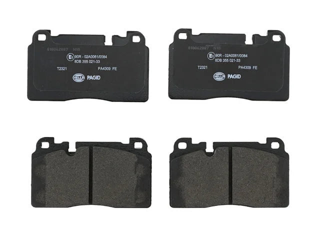 Hella Pagid Brake Pad Set 355020251 - Side View