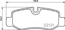 Load image into Gallery viewer, Hella Pagid Brake Pad Set 355021761 fits 2016-2023 Mercedes-Benz Metris - Main Product View