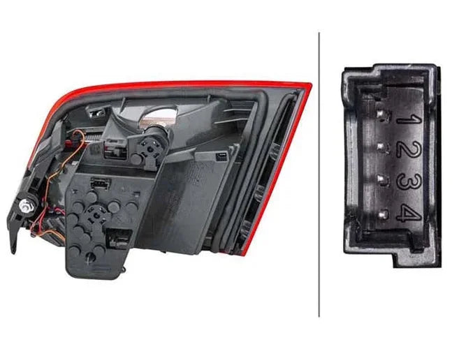 Hella Taillight 011145511 - Side View