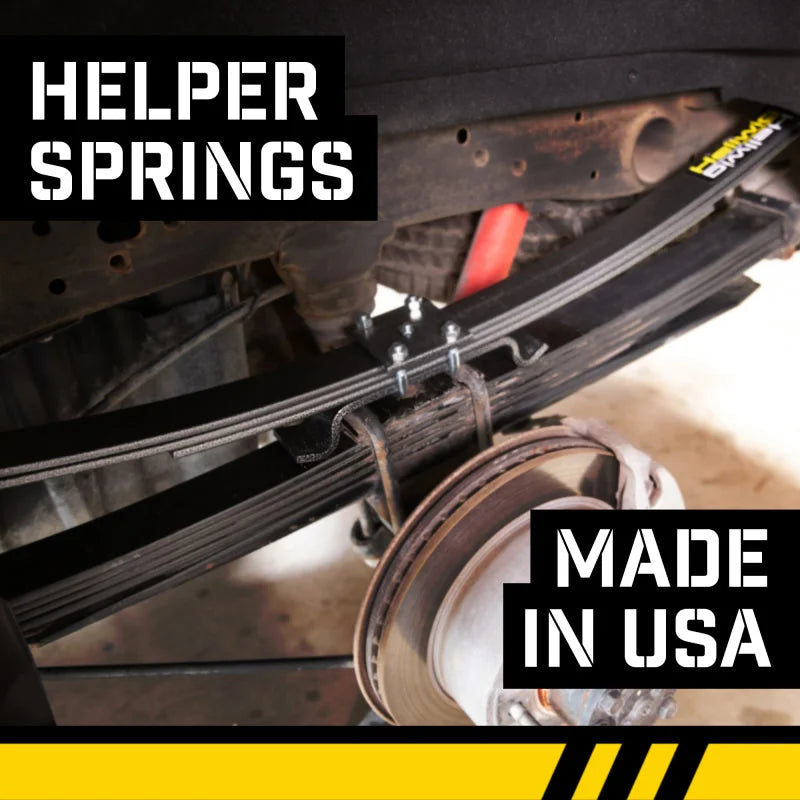Hellwig 24-25 Ford F250/F350 Contact Helper Spring Kit - 2 Additional Leaves - Side View