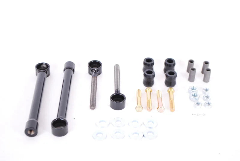 Hellwig Universal Adjustable Heavy Duty Sway Bar End Links 11-14in Length - Side View