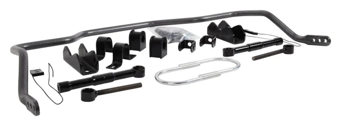 Hellwig 21-22 Ford F-150 (w/2-4in Lift) Solid Heat Treated Chromoly 1in Rear Sway Bar - Side View
