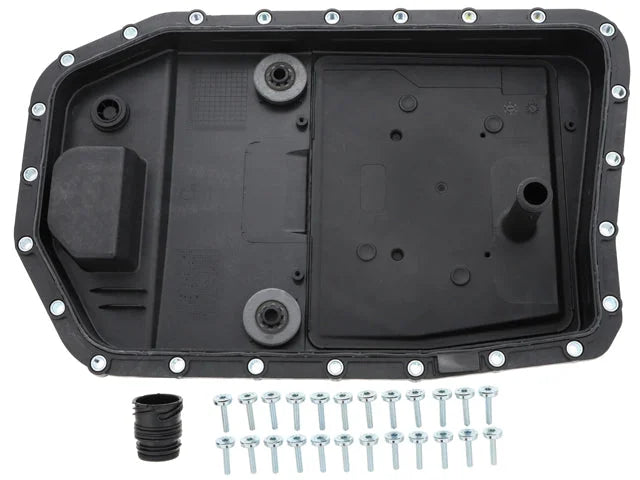 Hengst Oil Pan and Filter Kit fits 2004-2015 BMW 1 Series / 3 Series - Check Fitment Details - Side View