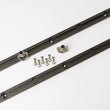 Load image into Gallery viewer, Hi-lift Jack 22" Black Set. 2 Anodized Aluminum Rails 2 SS Locking Slides Complete Hardware. SWR22B