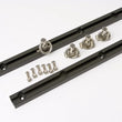 Load image into Gallery viewer, Hi-lift Jack 93" Long Bed Black Set. 2 Anodized Aluminum Rails, 4 SS Locking Slides BXR93B