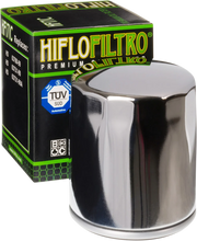 Load image into Gallery viewer, Hiflofiltro Oil Filter - Black HF171B - Side View