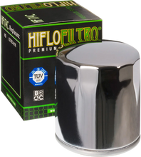 Load image into Gallery viewer, Hiflofiltro Oil Filter - Chrome HF174C - Main Product View
