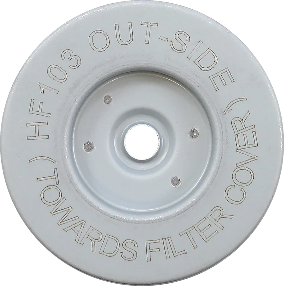 Hiflofiltro Oil Filter - HF103 fits Honda - Side View