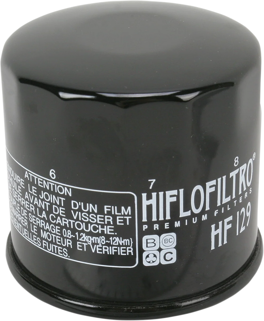 Hiflofiltro Oil Filter HF129 - Main Product View
