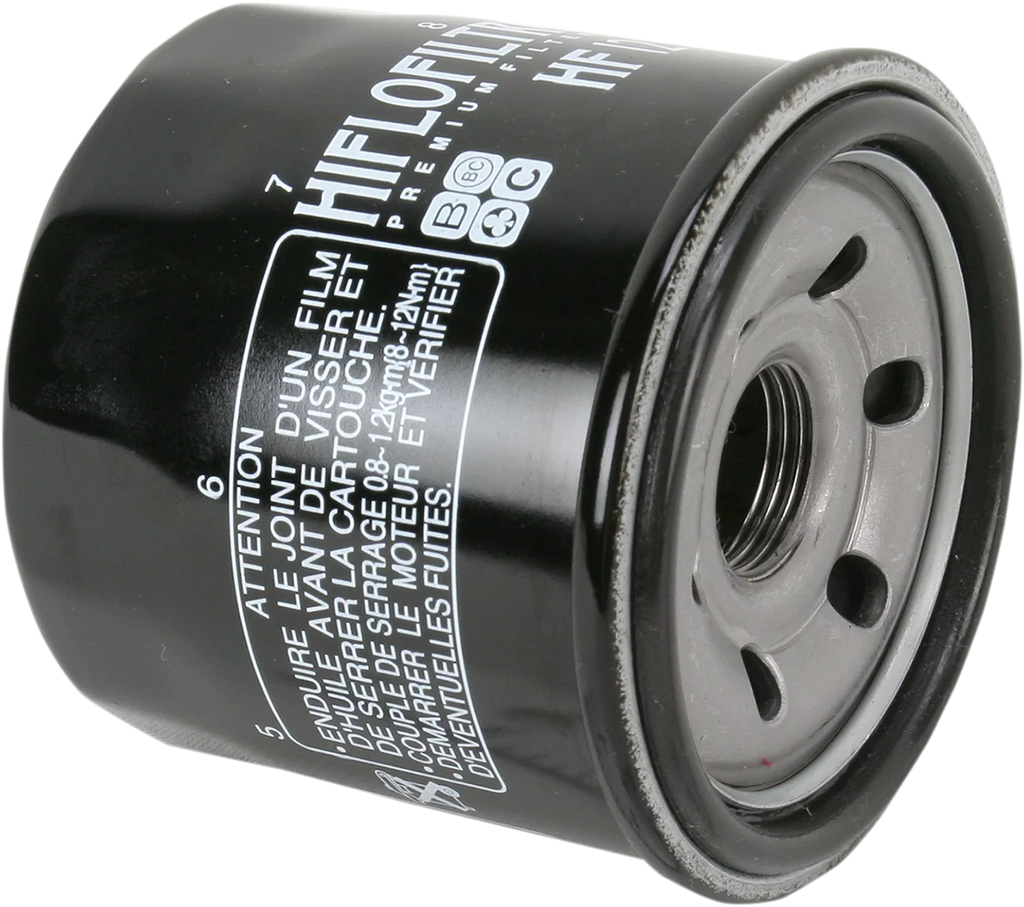 Hiflofiltro Oil Filter HF129 - Side View