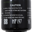 Load image into Gallery viewer, Hiflofiltro Oil Filter HF197 - Main Product View