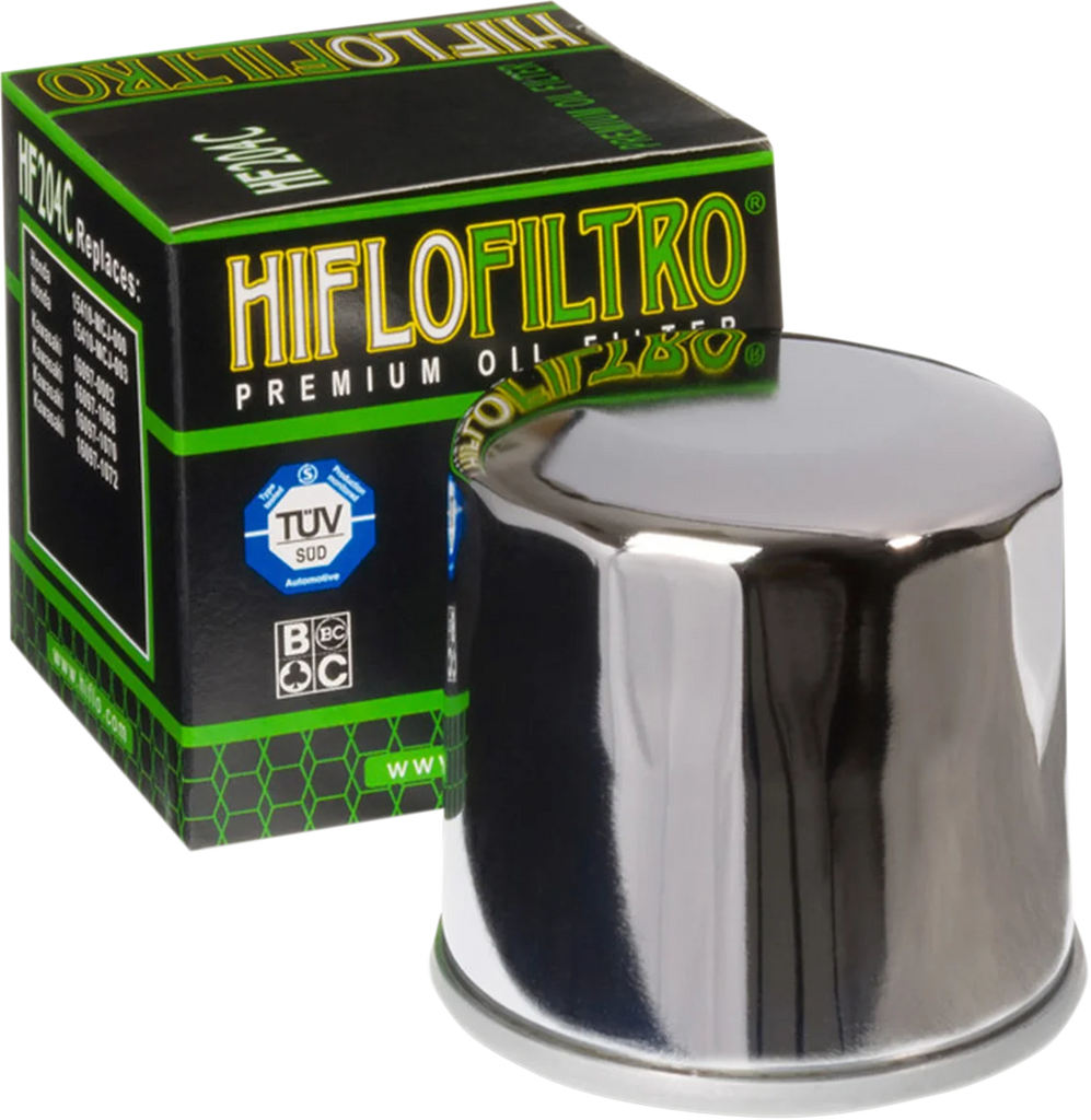 Hiflofiltro Oil Filter HF204C - Side View