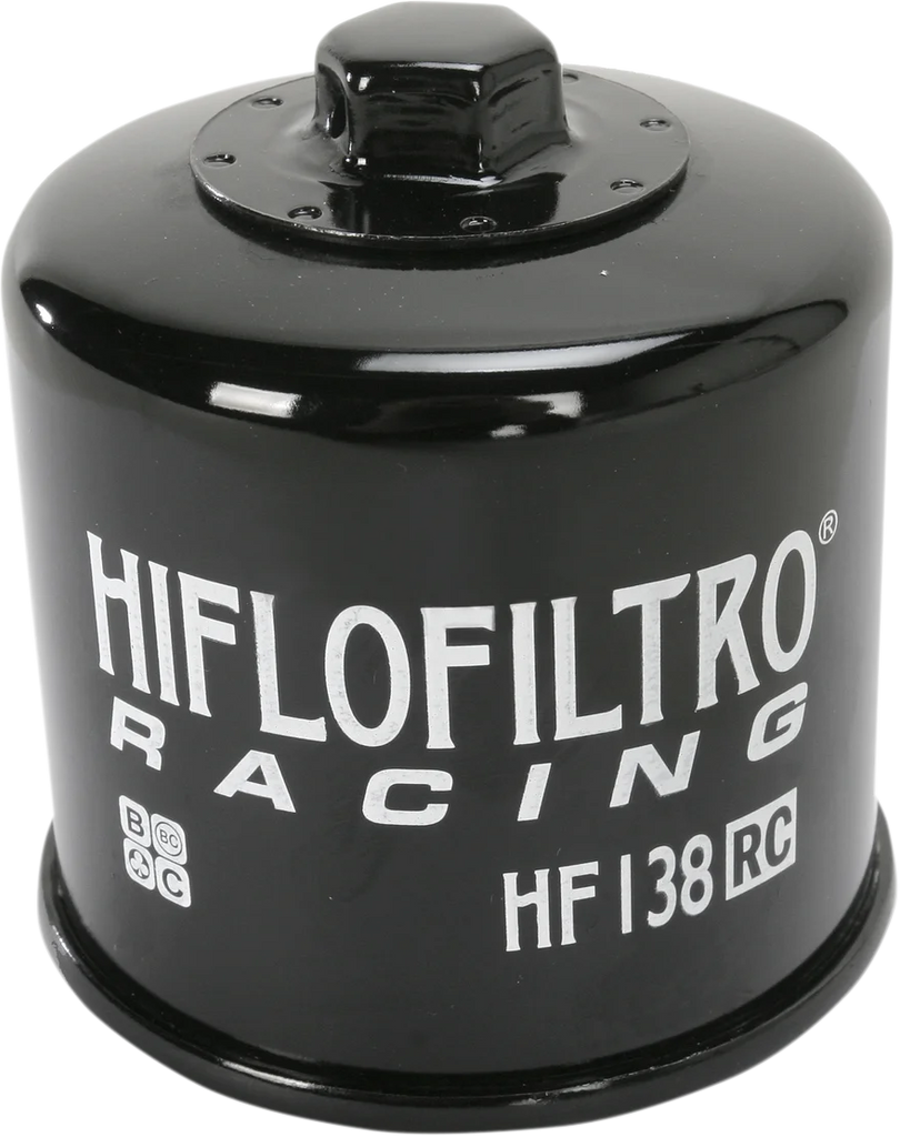 Hiflofiltro Racing Oil Filter - Black HF138RC - Main Product View