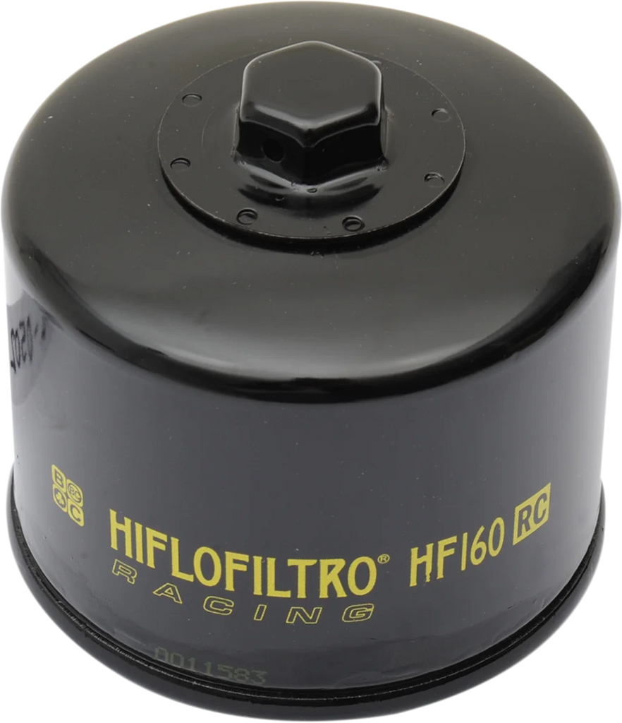 Hiflofiltro Racing Oil Filter - Black HF160RC - Main Product View