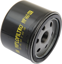 Load image into Gallery viewer, Hiflofiltro Racing Oil Filter - Black HF160RC - Side View