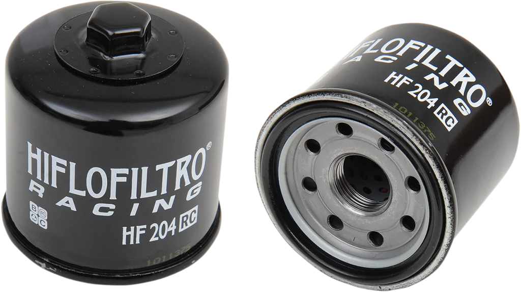 Hiflofiltro Racing Oil Filter - Black HF204RC - Main Product View