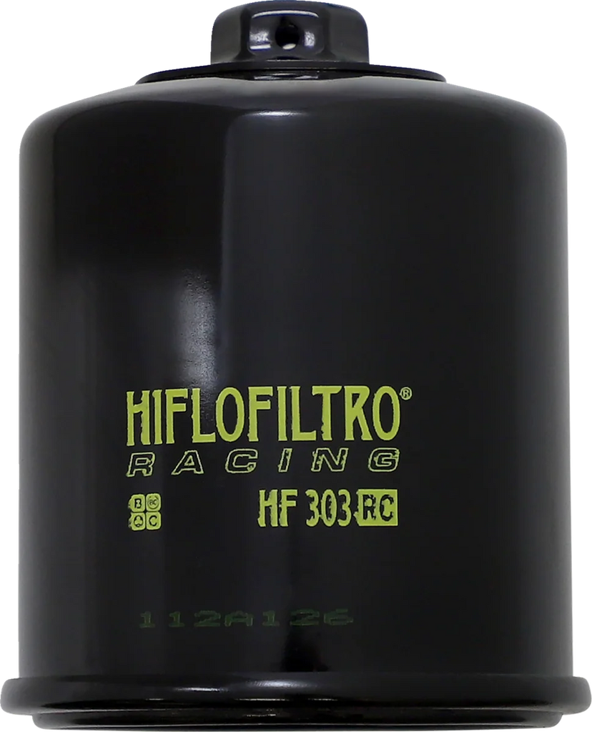 Hiflofiltro Racing Oil Filter - Black HF303RC - Main Product View