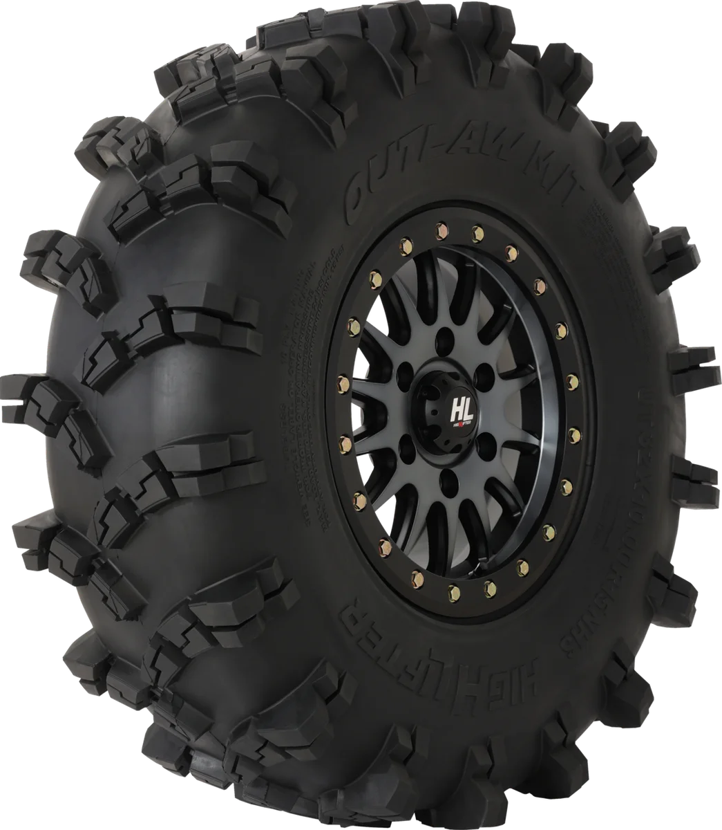 High Lifter Products Tire - Outlaw M/T - Front/Rear - 33x10R15 - 10 Ply 001-2548HL - Installation View