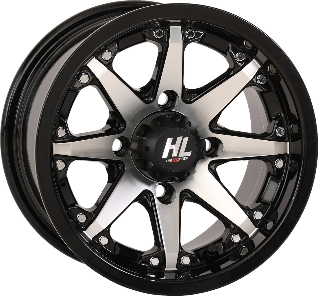 High Lifter Products Wheel - HL10 - Front/Rear - Gloss Black - 14x7 - 4/110 - 5+2 (+30 mm) 14HL10-1210 - Side View
