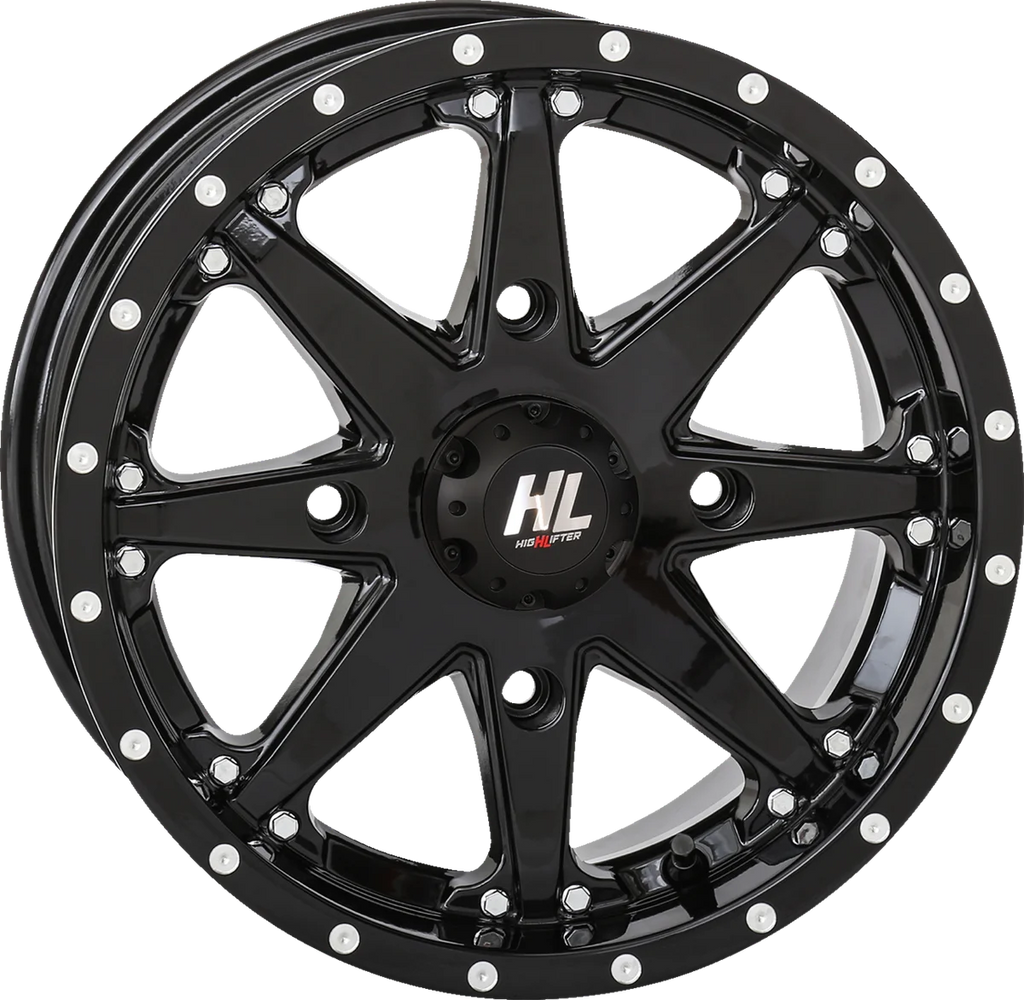 High Lifter Products Wheel - HL10 - Front/Rear - Gloss Black - 14x7 - 4/137 - 5+2 (+30 mm) 14HL10-1237 - Main Product View