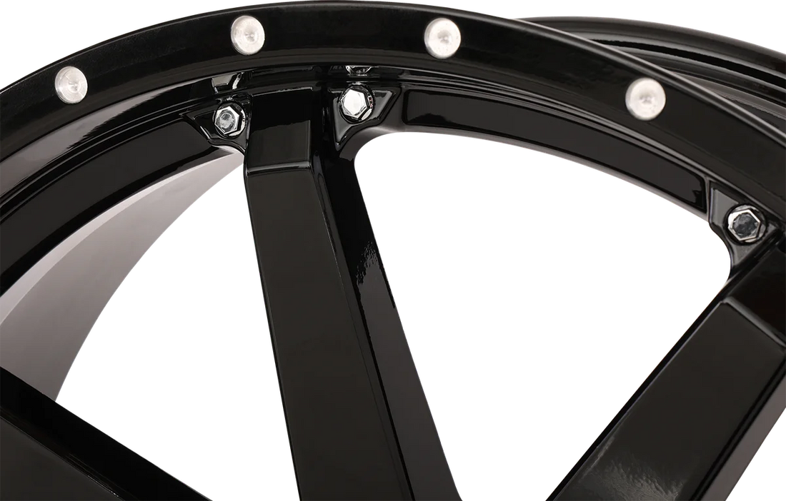 High Lifter Products Wheel - HL10 - Front/Rear - Gloss Black - 20x7 - 4/156 - 4+3 (+10 mm) 20HL10-1256 - Side View