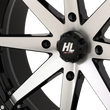 Load image into Gallery viewer, High Lifter Products Wheel - HL10 - Front/Rear - Gloss Black w/Machined - 20x7 - 4/156 - 4+3 (+10 mm) 20HL10-1156 - Side View