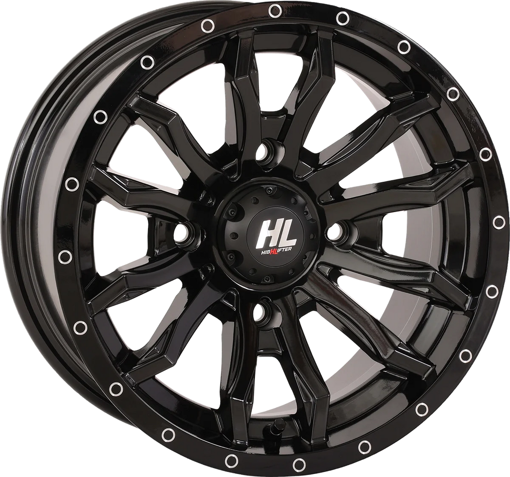 High Lifter Products Wheel - HL21 - Front/Rear - Gloss Black - 14x7 - 4/137 - 4+3 (+10 mm) 14HL21-1237 - Main Product View