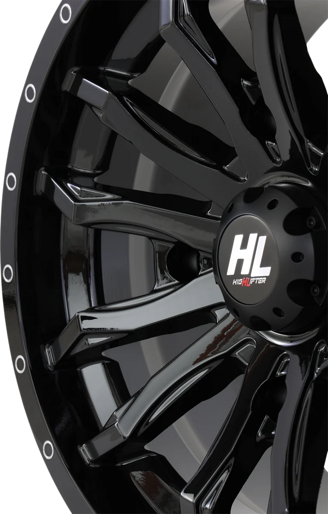 High Lifter Products Wheel - HL21 - Front/Rear - Gloss Black - 14x7 - 4/137 - 4+3 (+10 mm) 14HL21-1237 - Side View