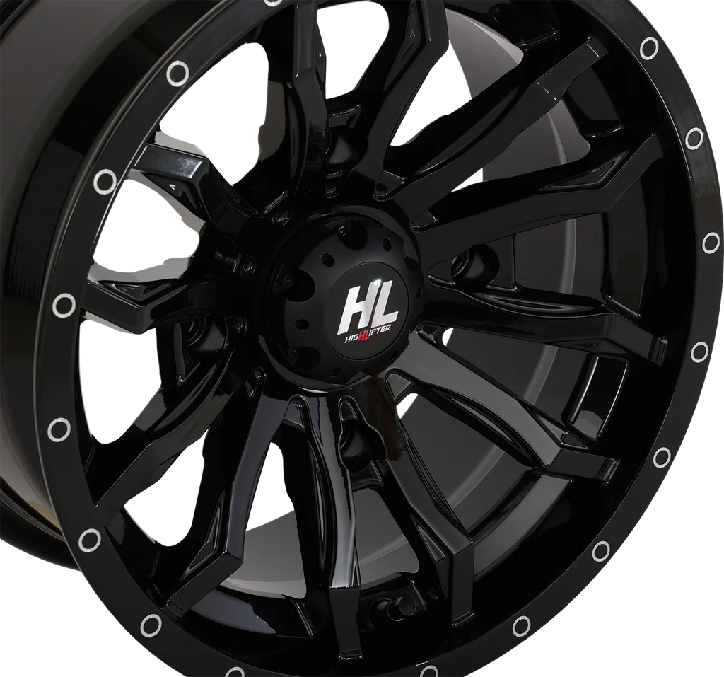 High Lifter Products Wheel - HL21 - Front/Rear - Gloss Black - 14x7 - 4/156 - 4+3 (+10 mm) 14HL21-1256 - Side View