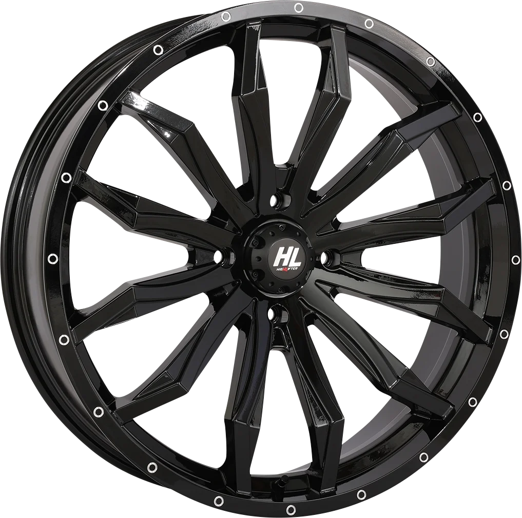 High Lifter Products Wheel - HL21 - Front/Rear - Gloss Black - 22x7 - 4/137 - 4+3 (+10 mm) 22HL21-1237 - Main Product View