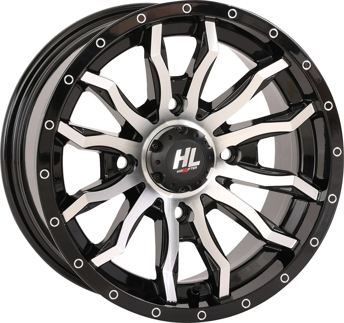 High Lifter Products Wheel - HL21 - Front/Rear - Gloss Black - 22x7 - 4/156 - 4+3 (+10 mm) 22HL21-1256 - Side View
