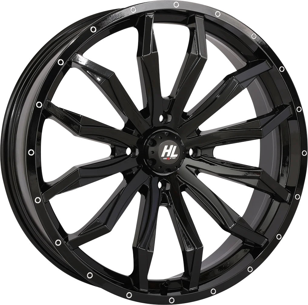 High Lifter Products Wheel - HL21 - Front/Rear - Gloss Black - 22x7 - 5/4.5 - 4+3 (+10 mm) 22HL21-1245 - Main Product View