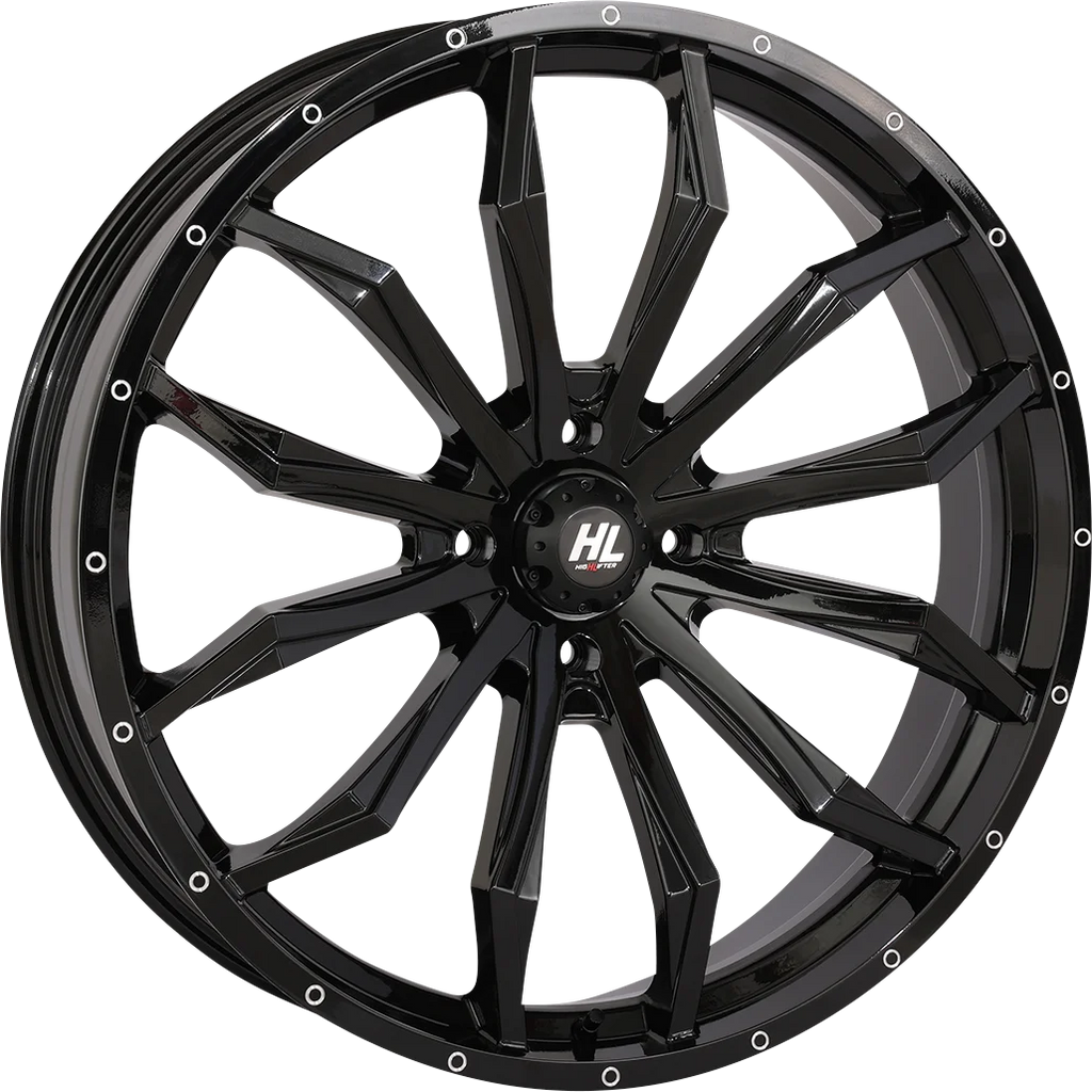 High Lifter Products Wheel - HL21 - Front/Rear - Gloss Black - 24x7 - 4/156 - 4+3 (+10 mm) 24HL21-1256 - Main Product View