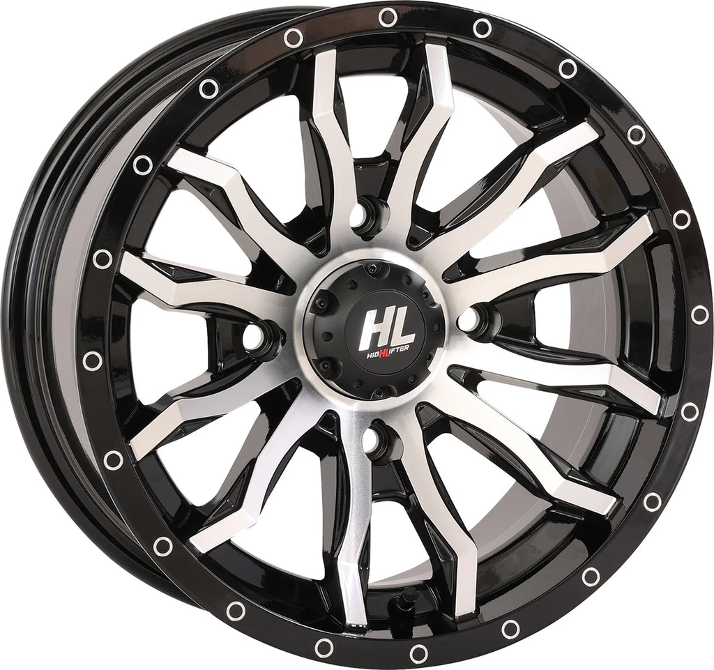 High Lifter Products Wheel - HL21 - Front/Rear - Gloss Black - 24x7 - 4/156 - 4+3 (+10 mm) 24HL21-1256 - Side View