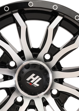 Load image into Gallery viewer, High Lifter Products Wheel - HL21 - Front/Rear - Gloss Black w/Machined - 14x7 - 4/137 - 4+3 (+10 mm) 14HL21-1137 - Side View