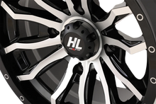 Load image into Gallery viewer, High Lifter Products Wheel - HL21 - Front/Rear - Gloss Black w/Machined - 14x7 - 4/137 - 4+3 (+10 mm) 14HL21-1137 - Back View