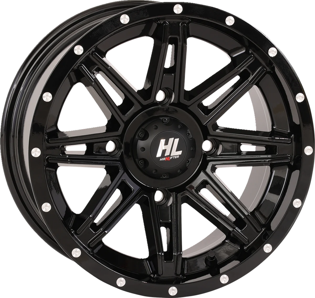 High Lifter Products Wheel - HL22 - Front/Rear - Gloss Black - 14x7 - 4/137 - 4+3 (+10 mm) 14HL22-1237 - Main Product View